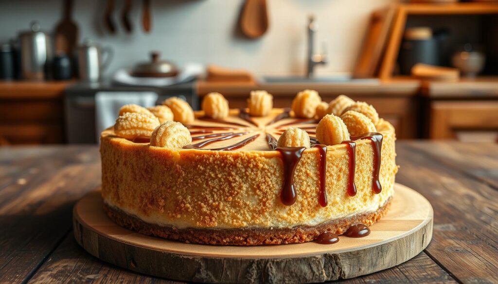 Baked Churro Cheesecake