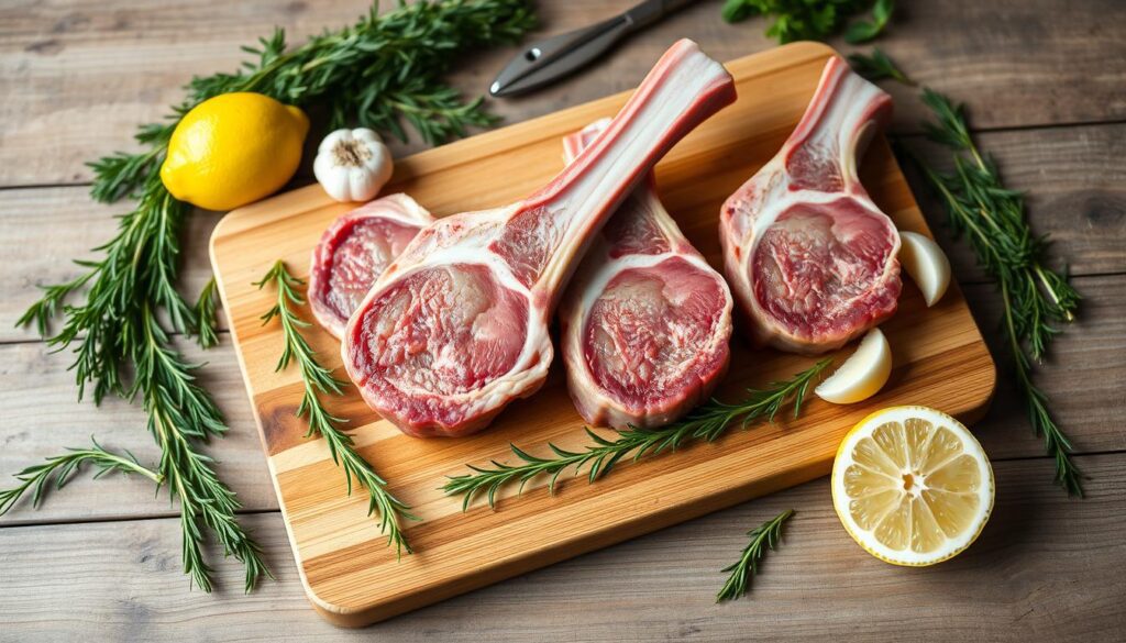 Lamb Chop Preparation