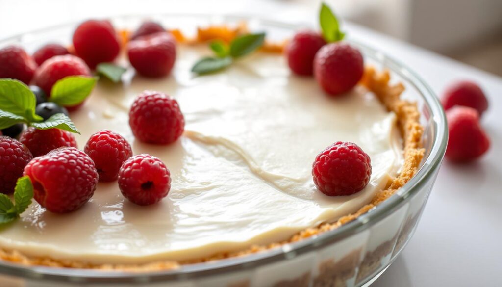 cheesecake setting