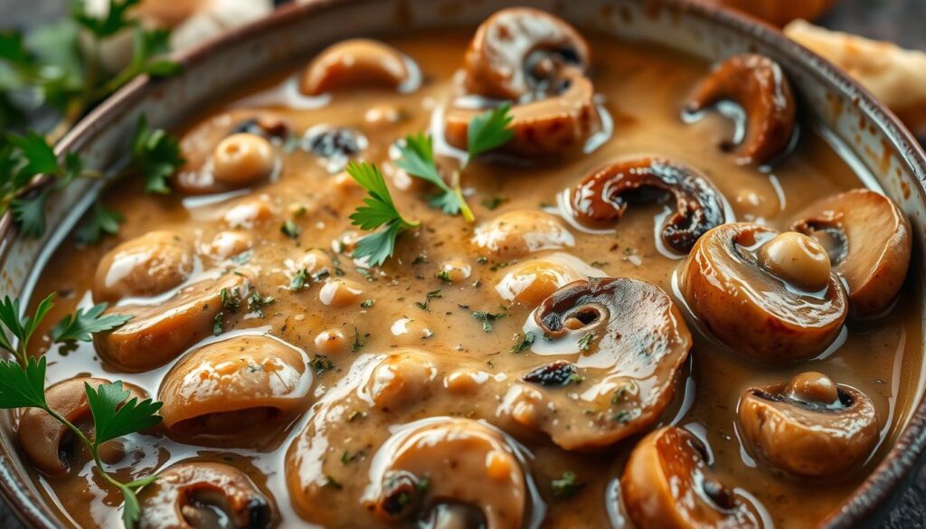 creamy mushroom sauce