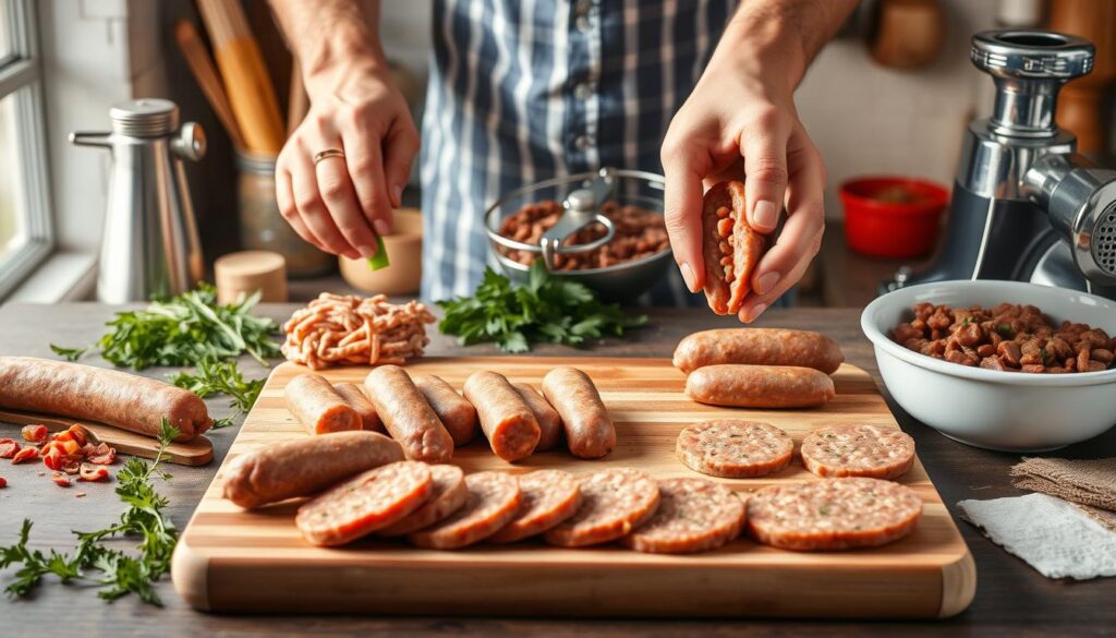 Turkey Sausage Shaping Techniques